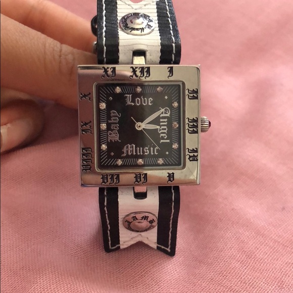 L.A.M.B. Accessories - L.A.M.B. White and Black Timepiece